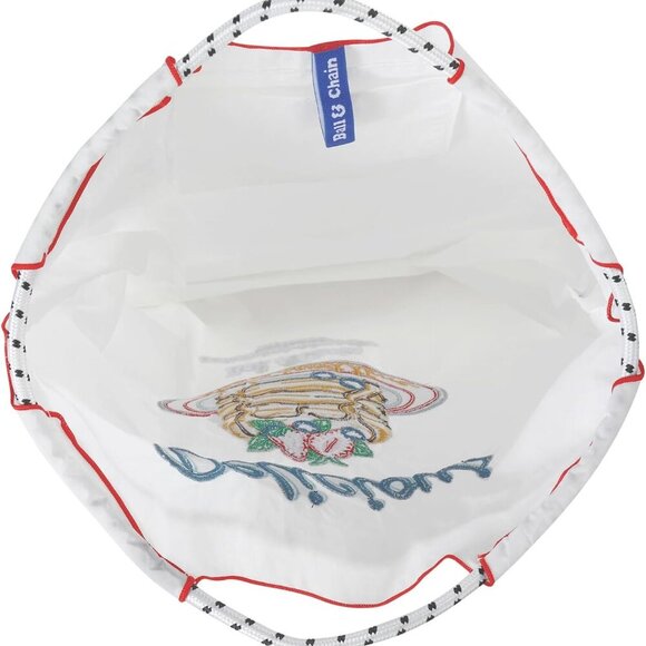 Embroidery Tote Bag Nylon Small Multiple Uses Stylish Lightweight - Picture 3 of 6